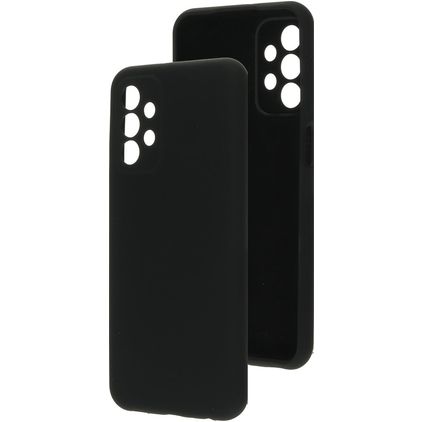 Mobiparts Samsung Galaxy A23 Siliconen Hoesje Backcover - Zwart