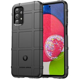 Mobigear Rugged Shield Samsung Galaxy M23 Hoesje Flexibel TPU Backcover Shockproof - Zwart