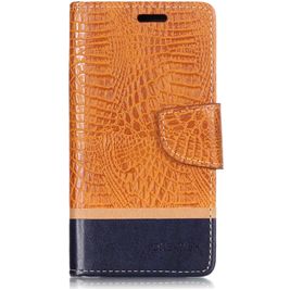 Mobigear Croco Xiaomi Mi 8 SE Hoesje Bookcase Portemonnee - Oranje Mobigear Croco Xiaomi Mi 8 SE Hoesje Bookcase Portemonnee - Oranje