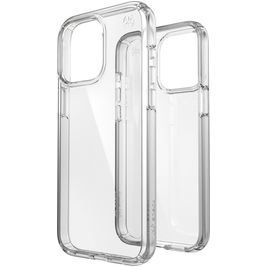 Speck Presidio Perfect Clear Doorzichtig iPhone 15 Pro Max Hoesje Hardcase Backcover Shockproof - Transparant