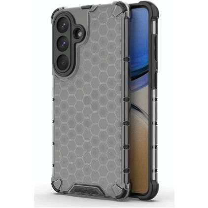 Mobigear Honeycomb Samsung Galaxy S26 Plus Hoesje Hardcase Backcover Shockproof - Zwart