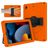Mobigear Ruggedized iPad 7 (2019) Hoes EVA Schuim Backcover + Standaard - Oranje