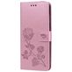Mobigear Roses Samsung Galaxy J6 Plus Hoesje Bookcase Portemonnee - Roségoud