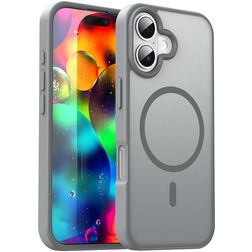 Mobigear Shockproof iPhone 17 MagSafe Hoesje Hardcase Backcover - Grijs