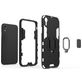 Mobigear Armor Ring iPhone XR Hoesje Hardcase Backcover Shockproof met Ringhouder - Zwart