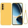 Mobigear Rubber Touch Samsung Galaxy A56 Siliconen Hoesje Backcover - Geel