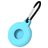 Mobigear Circle Key Apple AirTag Hoesje Flexibel TPU Sleutelhanger - Blauw