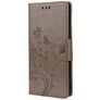 Mobigear Flowers Xiaomi Redmi Note 10 5G Hoesje Bookcase Portemonnee - Grijs