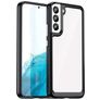 Mobigear Crystal Samsung Galaxy S23 Ultra Hoesje Hardcase Backcover - Transparant / Zwart