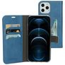 Mobiparts Classic Wallet iPhone 12 Pro Max Hoesje Bookcase Portemonnee - Steel Blue