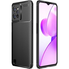 Mobigear Racing Realme C31 Hoesje Flexibel TPU Backcover - Zwart