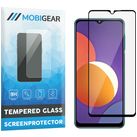 Mobigear Premium Samsung Galaxy M12 Glazen Screenprotector - Case Friendly - Zwart