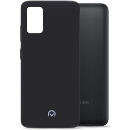 Mobilize Rubber Gelly Samsung Galaxy A03s Hoesje Flexibel TPU Backcover - Matt Black