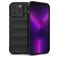 Mobigear Bumpy iPhone 14 Pro Max Hoesje Flexibel TPU Backcover - Zwart