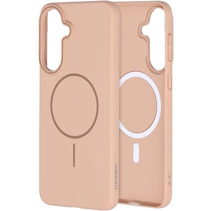 Mobiparts Slim Line Samsung Galaxy A37 MagSafe Hoesje Hardcase Backcover - Dune Sand