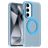 Mobigear Shockproof Samsung Galaxy S24 FE MagSafe Hoesje Hardcase Backcover - Blauw