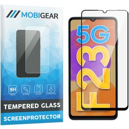 Mobigear Premium Samsung Galaxy F23 Glazen Screenprotector - Case Friendly - Zwart