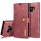 Mobigear Snap Button Samsung Galaxy Note 9 Hoesje Uitneembare 2in1 Bookcase Portemonnee - Rood