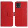 Mobigear Sunflower Motorola Moto G72 Hoesje Bookcase Portemonnee - Rood