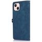 Mobigear Zipper iPhone 14 Hoesje Bookcase Portemonnee - Blauw