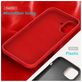 Mobigear Rubber Touch iPhone 16 Siliconen Hoesje Backcover - Rood