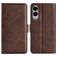 Mobigear Slim Magnet Samsung Galaxy S25 Edge Hoesje Bookcase Portemonnee - Bruin