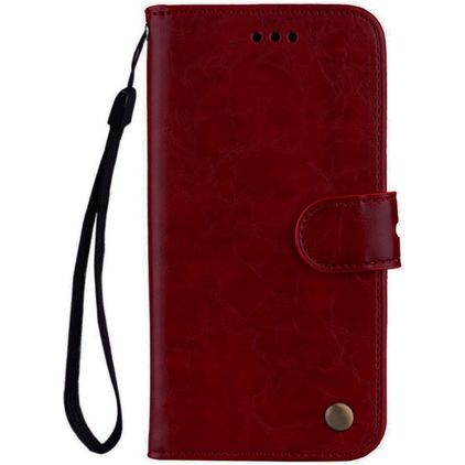 Mobigear Wallet Huawei P Smart (2018) Hoesje Bookcase Portemonnee - Rood