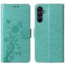 Mobigear Flowers Samsung Galaxy A16 Hoesje Bookcase Portemonnee - Groen