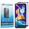 Mobigear Premium Samsung Galaxy M11 Glazen Screenprotector - Case Friendly - Zwart