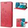 Mobigear Flowers Motorola Moto G82 Hoesje Bookcase Portemonnee - Rood