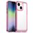 Mobigear Crystal iPhone 14 Plus Hoesje Hardcase Backcover - Transparant / Magenta
