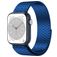 Mobigear London Stalen Apple Watch Bandje Magneetsluiting - 42/41/40/38 mm - Blauw