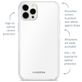 Mobilize Naked Protection iPhone SE (2020) Hoesje Hardcase Backcover Shockproof - Transparant / Grijs