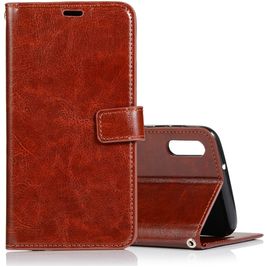 Mobigear Wallet Samsung Galaxy A10 Hoesje Bookcase Portemonnee - Bruin