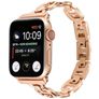 Mobigear Paris Stalen Apple Watch Bandje Vouwsluiting - 49/46/45/44 mm - Roségoud