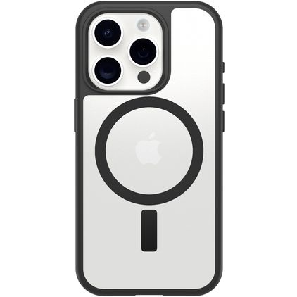 Otterbox React iPhone 16 Pro MagSafe Hoesje Hardcase Backcover Shockproof - Transparant / Zwart