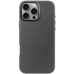 Decoded iPhone 16 Pro Max MagSafe Hoesje Echt Leer Backcover - Zwart