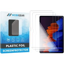Mobigear Samsung Galaxy Tab S7 Plus Screenprotector Folie - Case Friendly (3-Pack)