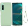 Mobigear Rubber Touch Sony Xperia 10 IV Siliconen Hoesje Backcover - Groen