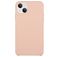 Mobigear Rubber Touch iPhone 15 Siliconen Hoesje Backcover - Pastelroze