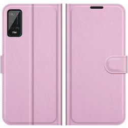Mobigear Classic Wiko Power U20 Hoesje Bookcase Portemonnee - Roze