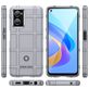 Mobigear Rugged Shield OPPO A76 Hoesje Flexibel TPU Backcover Shockproof - Grijs