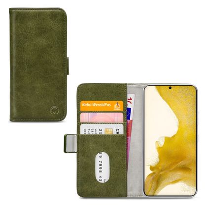 Mobilize Elite Gelly Samsung Galaxy S22 Plus Hoesje Bookcase Portemonnee - Groen