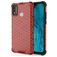 Mobigear Honeycomb HONOR 9X Lite Hoesje Hardcase Backcover Shockproof - Rood