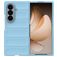Mobigear Bumpy Samsung Galaxy Z Fold 8 Ultra Hoesje Flexibel TPU Backcover - Blauw
