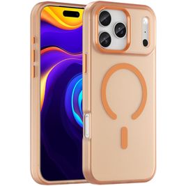 Mobigear Shockproof iPhone 17 Pro Max MagSafe Hoesje Hardcase Backcover - Oranje