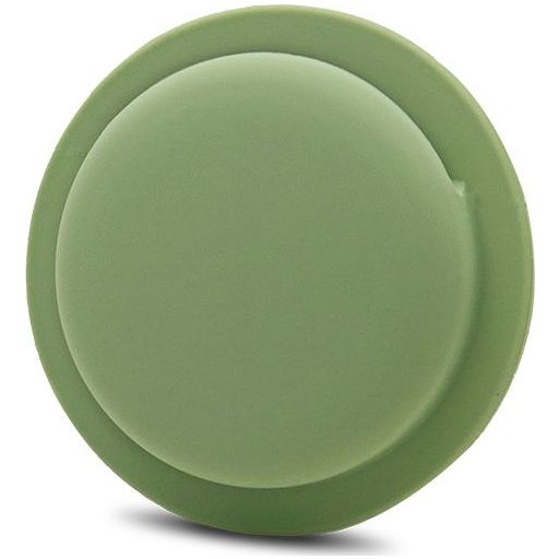 Mobigear Sticky Disc Apple AirTag Hoesje Flexibel Siliconen - Groen