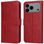 Mobigear Wallet iPhone 17 Pro Max Hoesje Bookcase Portemonnee - Rood