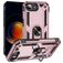 Mobigear Armor Ring iPhone 17e Hoesje Hardcase Backcover Shockproof met Ringhouder - Roségoud