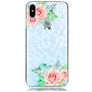Mobigear Design iPhone XS Max Hoesje Flexibel TPU Backcover - Bloemen